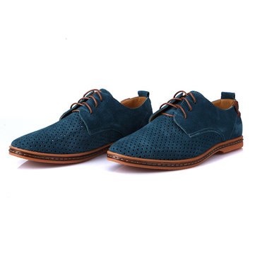 Big Size nouveau mode de conception des chaussures en cuir daim chaussures fermées des hommes occasionnels